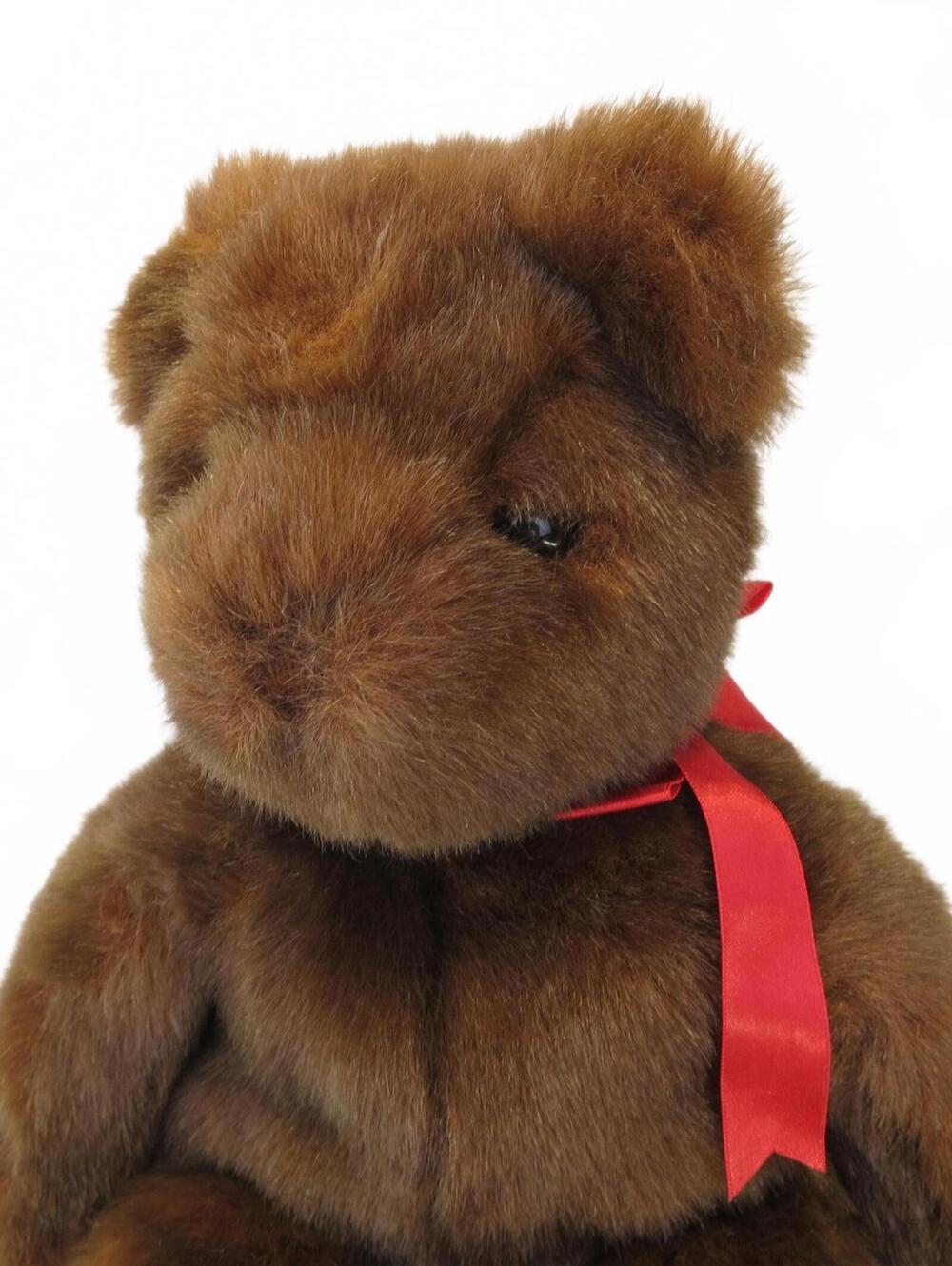 Ty Vintage 1995 Brown Plush Stuffed 11" Teddy Bear Cute!